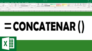 Función CONCATENAR en Excel (Concatenar Textos, unir textos de celdas) -  YouTube