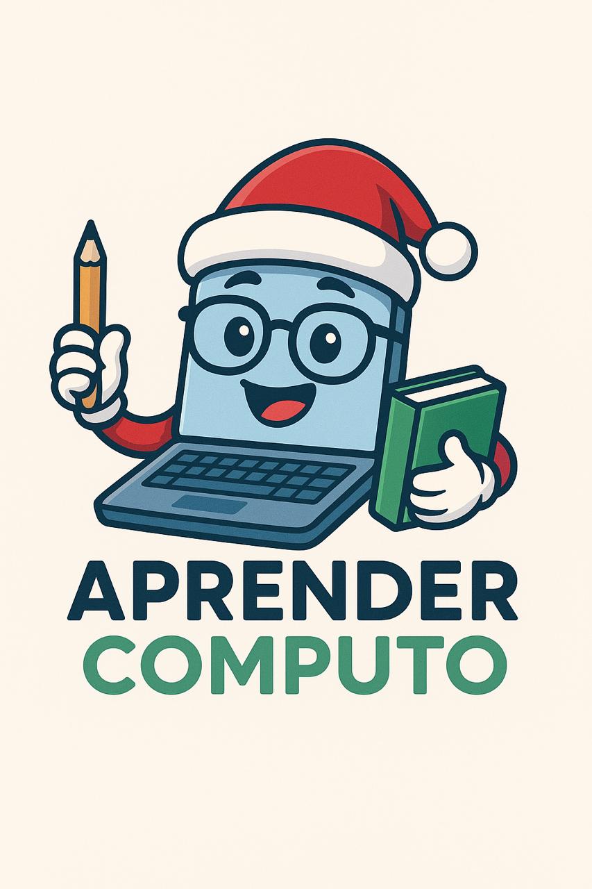 logo navideño – aprender computo